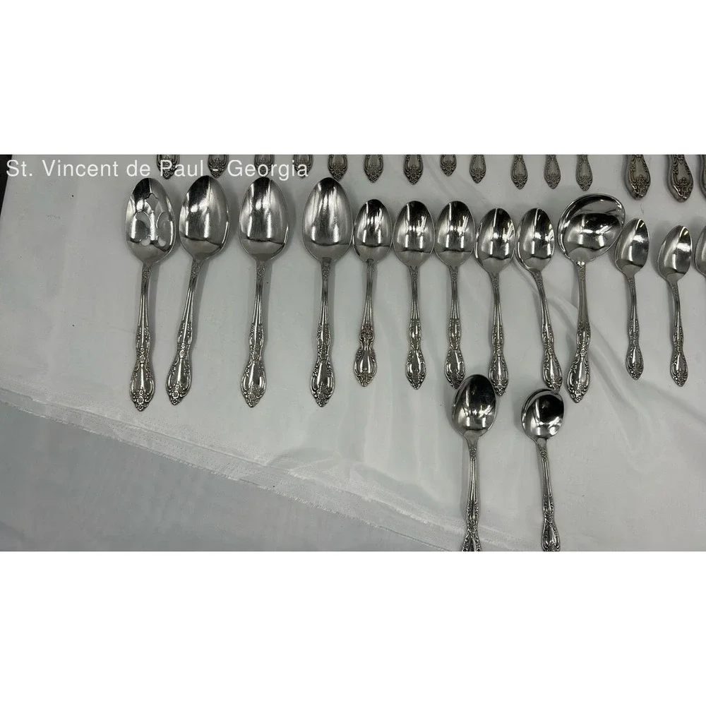 Vintage Lot of 38 Onelida Profile Galveston Stainless Steel Flatware Great Cond.